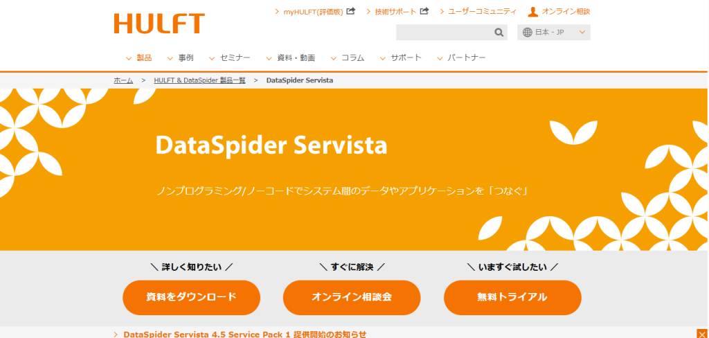 10. DataSpider Servista